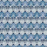 Ottoman Damask Indigo fabric