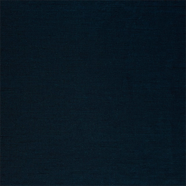 Deep Prussian blue plain weave with subtle horizontal texture and blue-black depth
