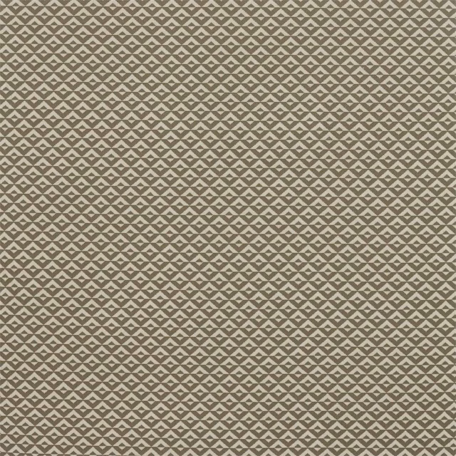 Muted olive velvet with tiny cream diamond motifs and a dense geometric weave