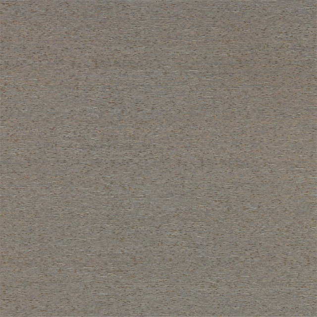 Muddy amber-grey wallpaper with fine horizontal striations and softly flecked texture