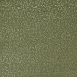 Deep fern green velvet with pale sage looped motifs and a softly textured pile