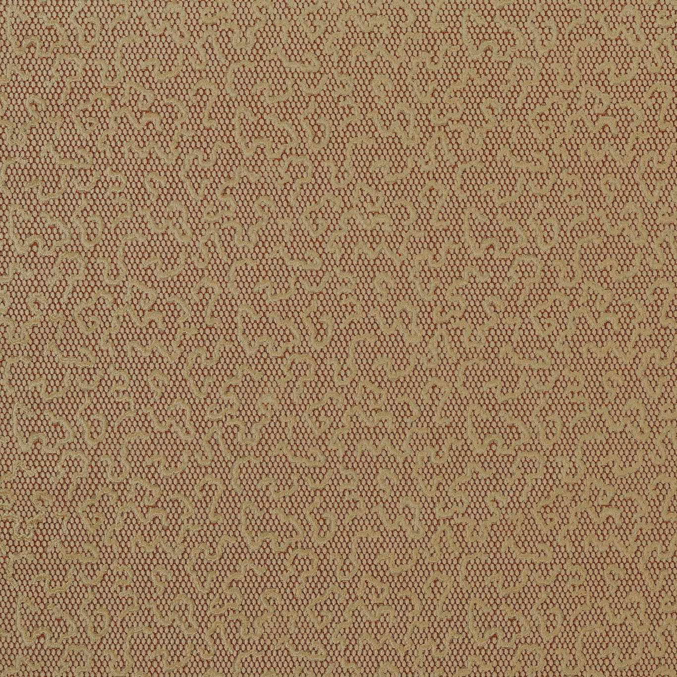 Muted rose-gold velvet with tiny looping motifs and a softly textured surface