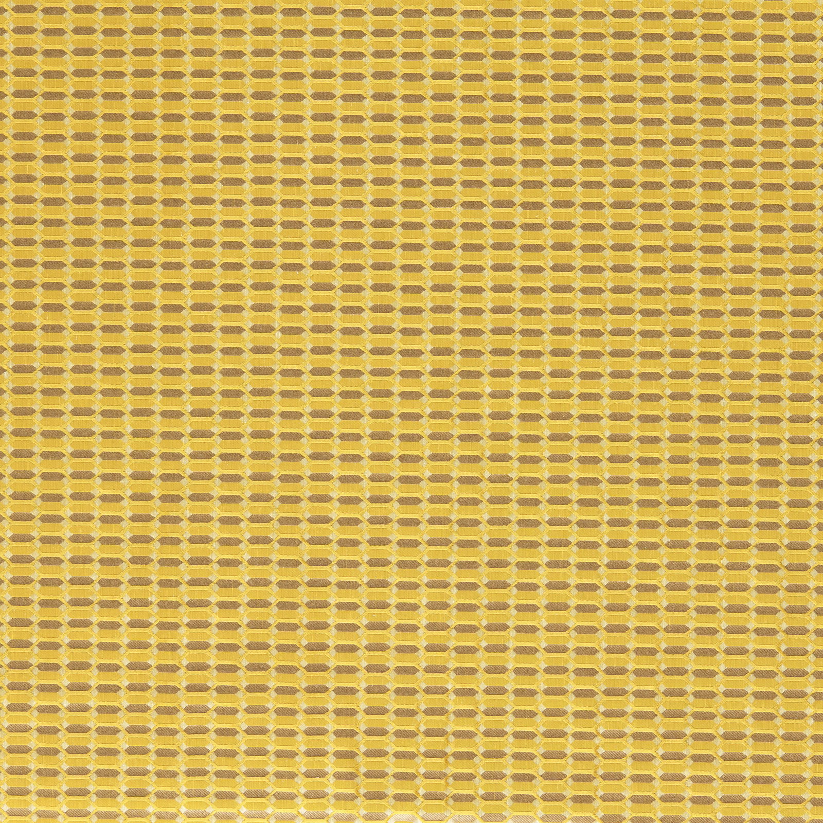 Warm tiger's-eye gold weave with tiny pale trellis links and softly varied texture