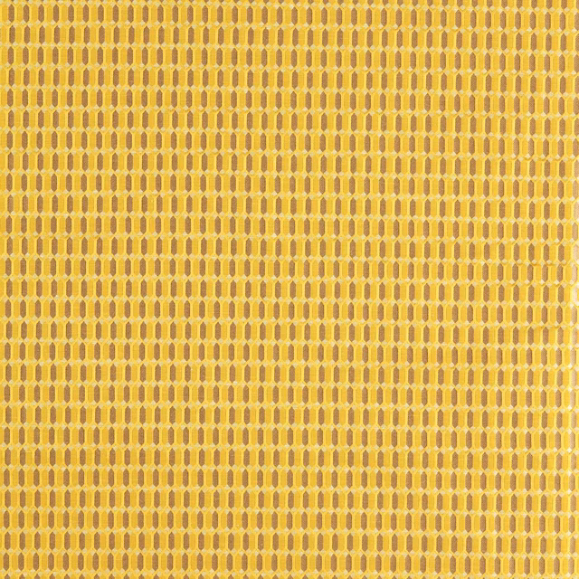 Warm tiger's-eye gold weave with tiny pale trellis links and softly varied texture