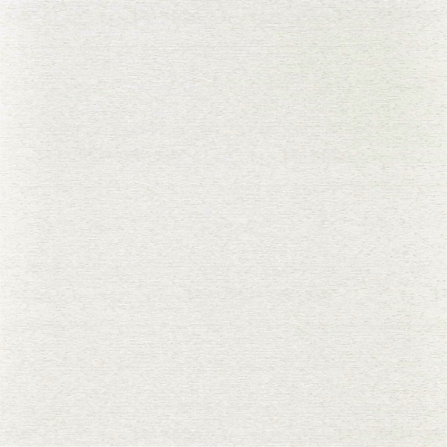 Pale platinum grey wallpaper with fine horizontal striations and a softly flecked surface