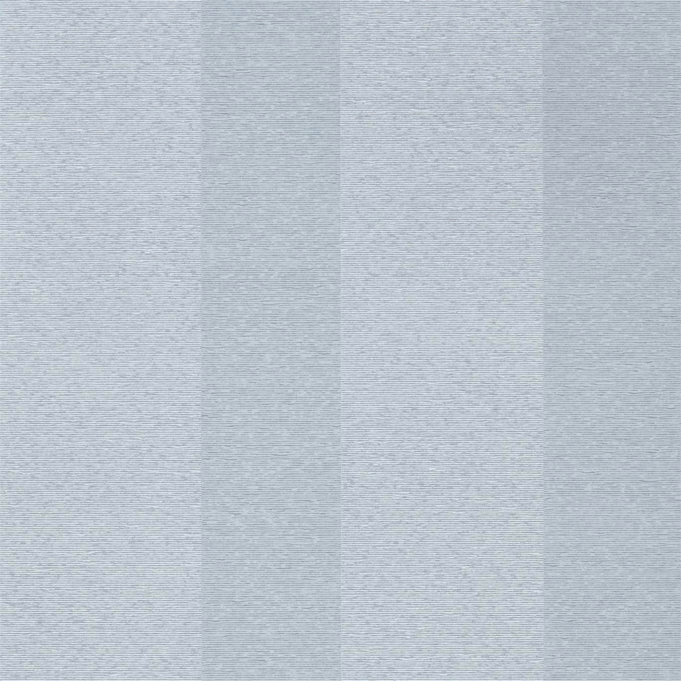 Pale elephant grey wallpaper with broad vertical stripes and fine horizontal texture