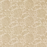 Pale stone and beige Indienne floral damask with softly distressed tonal texture