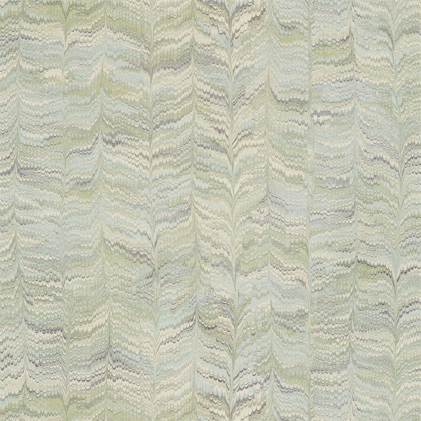 Pale jade wallpaper with layered grey-green ripples and soft marbled vertical movement