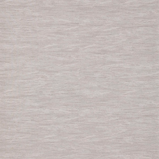 Pale taupe-grey wallpaper with fine horizontal striations and softly weathered texture