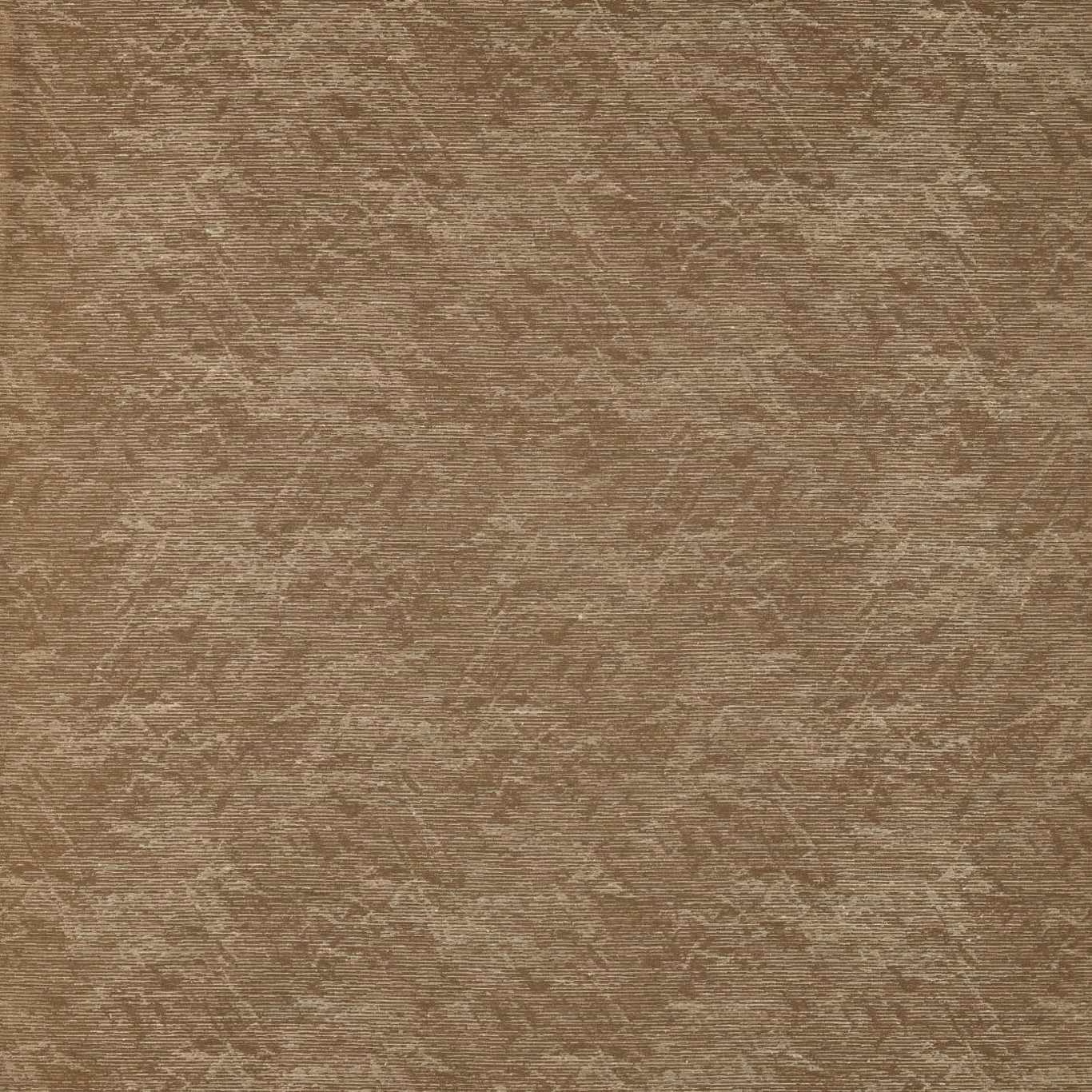 Muted gold-taupe wallpaper with fine irregular beige striations and softly brushed texture