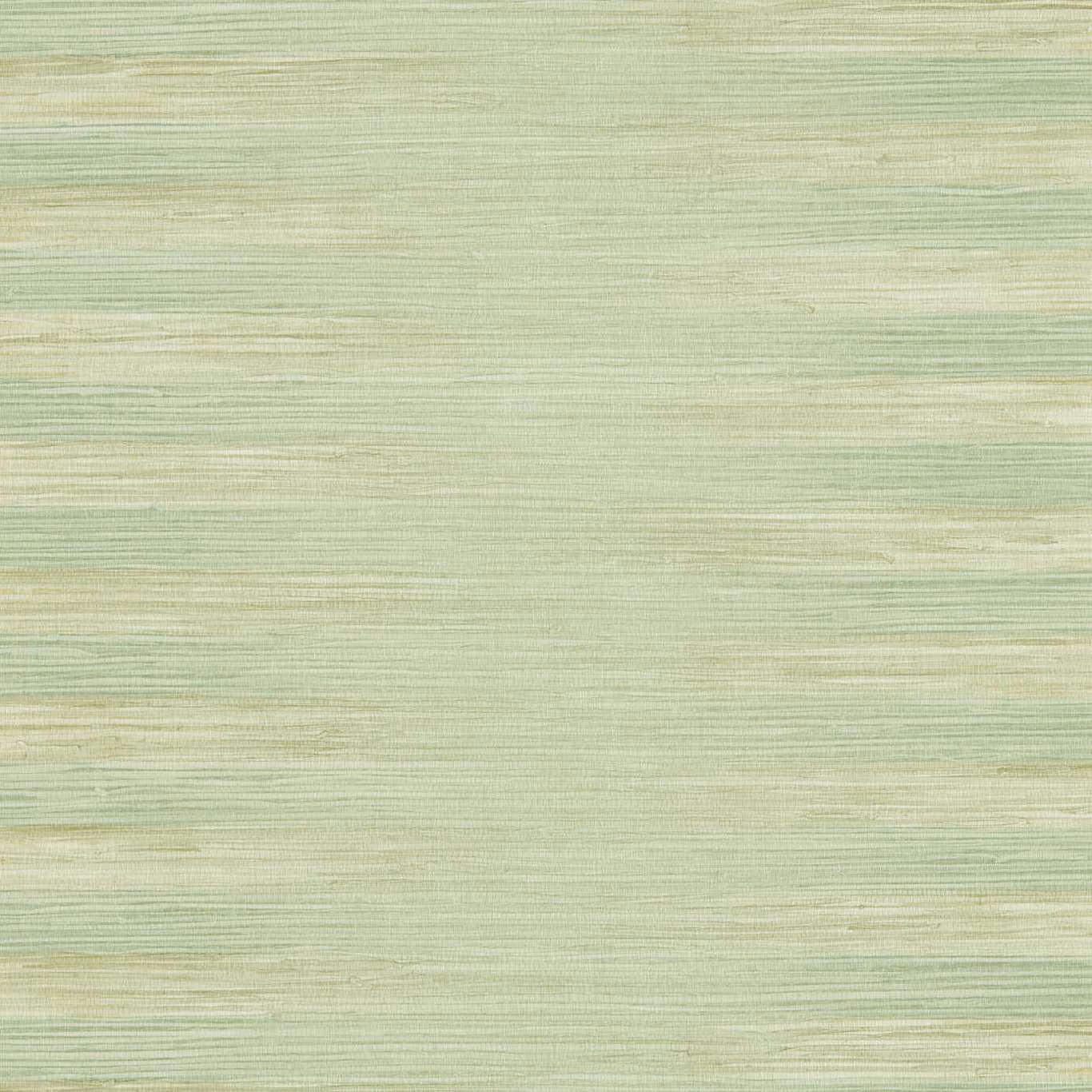 Pale evergreen grasscloth wallpaper with fine horizontal striations and softly varied texture