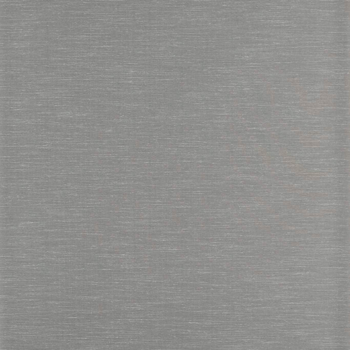 Cool silver-grey wallpaper with subtle fine horizontal striations and an even textured surface