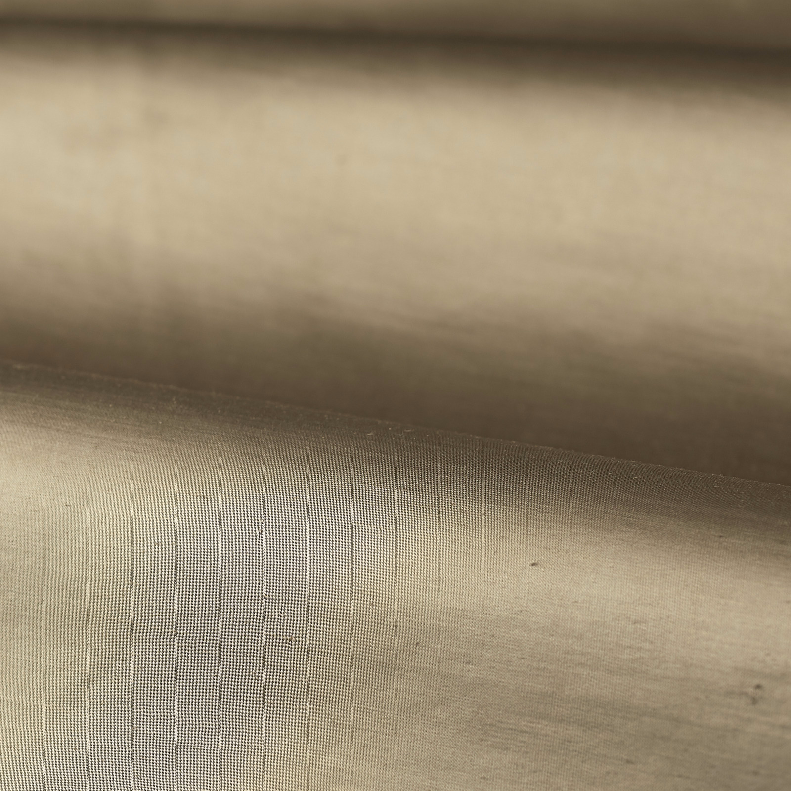 Muted fossil taupe plain weave with softly shaded horizontal grain