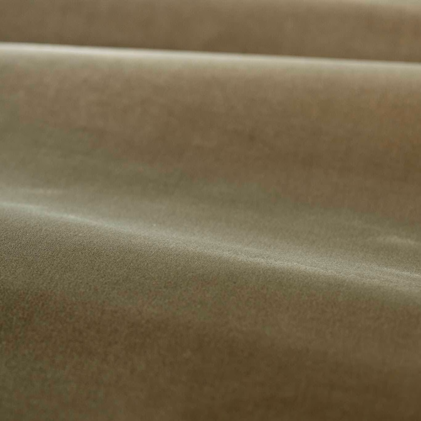 Warm antique taupe velvet folded to show a soft, directional nap and sheen