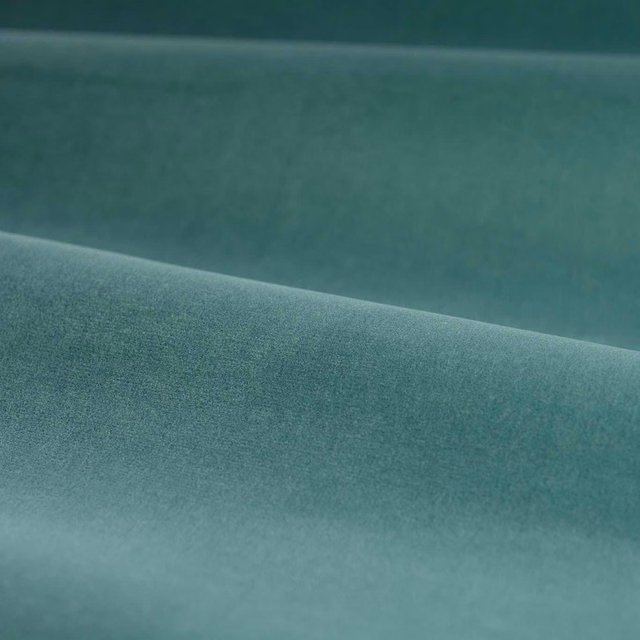 Muted deep teal velvet with directional pile shading and a softly brushed surface