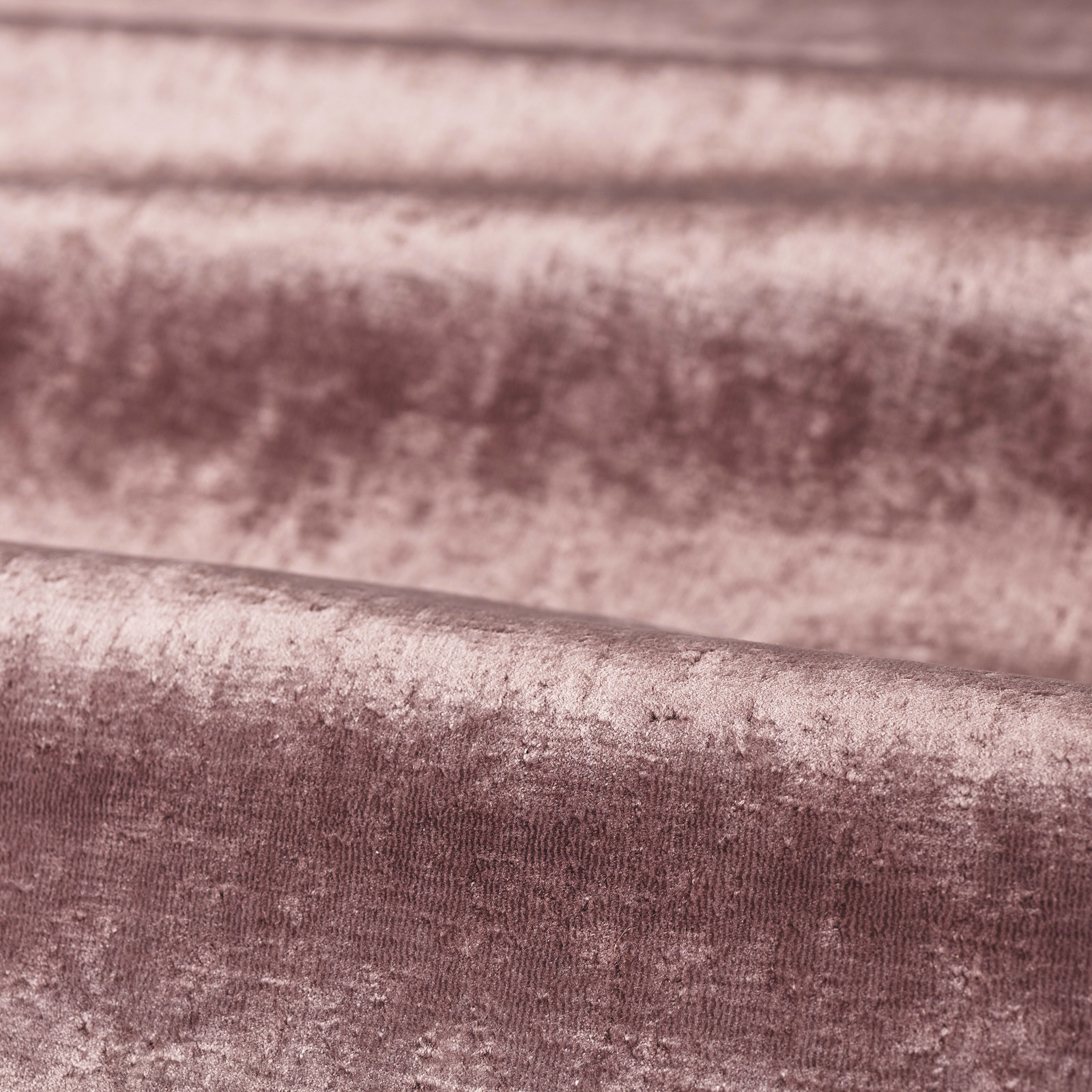 Dusty plum velvet with rose-mauve highlights and a directional plush pile