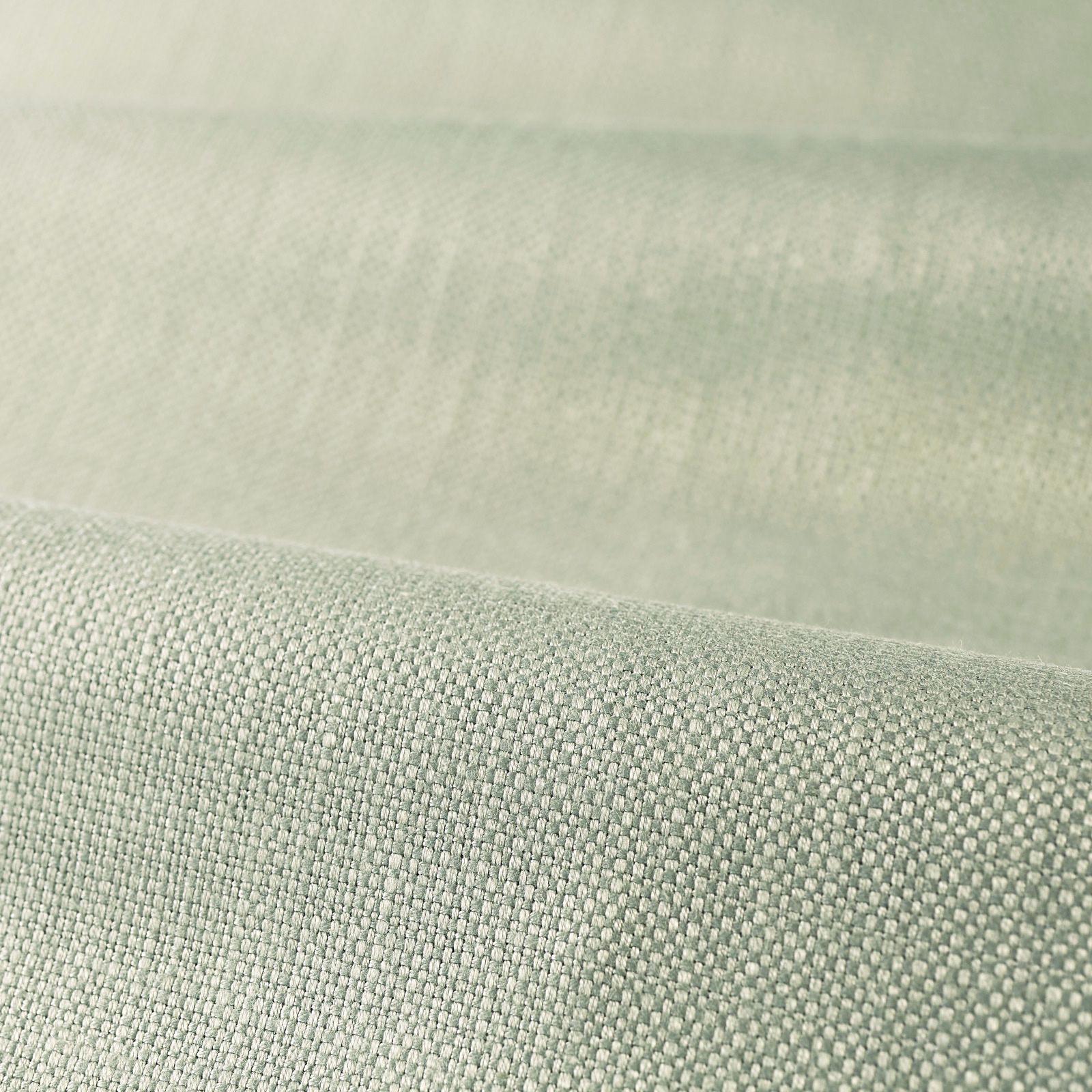 Pale sage-green Lustre Dufour with a fine, softly lustrous woven grid
