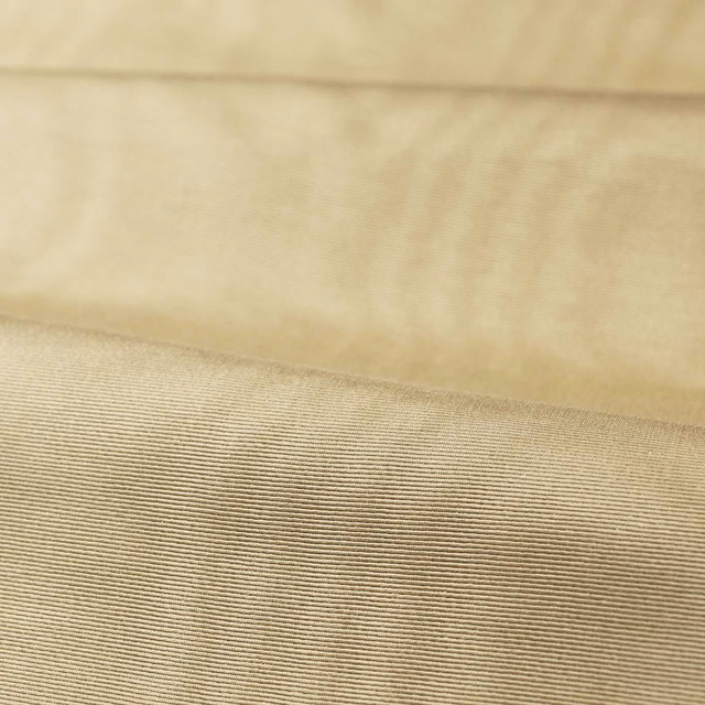 Pale green-tea moiré fabric with fine horizontal ribbing and soft sheen