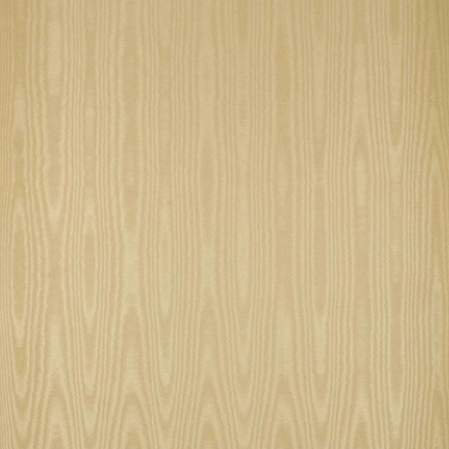 Pale green tea wallpaper with fine vertical moiré lines and woodgrain texture