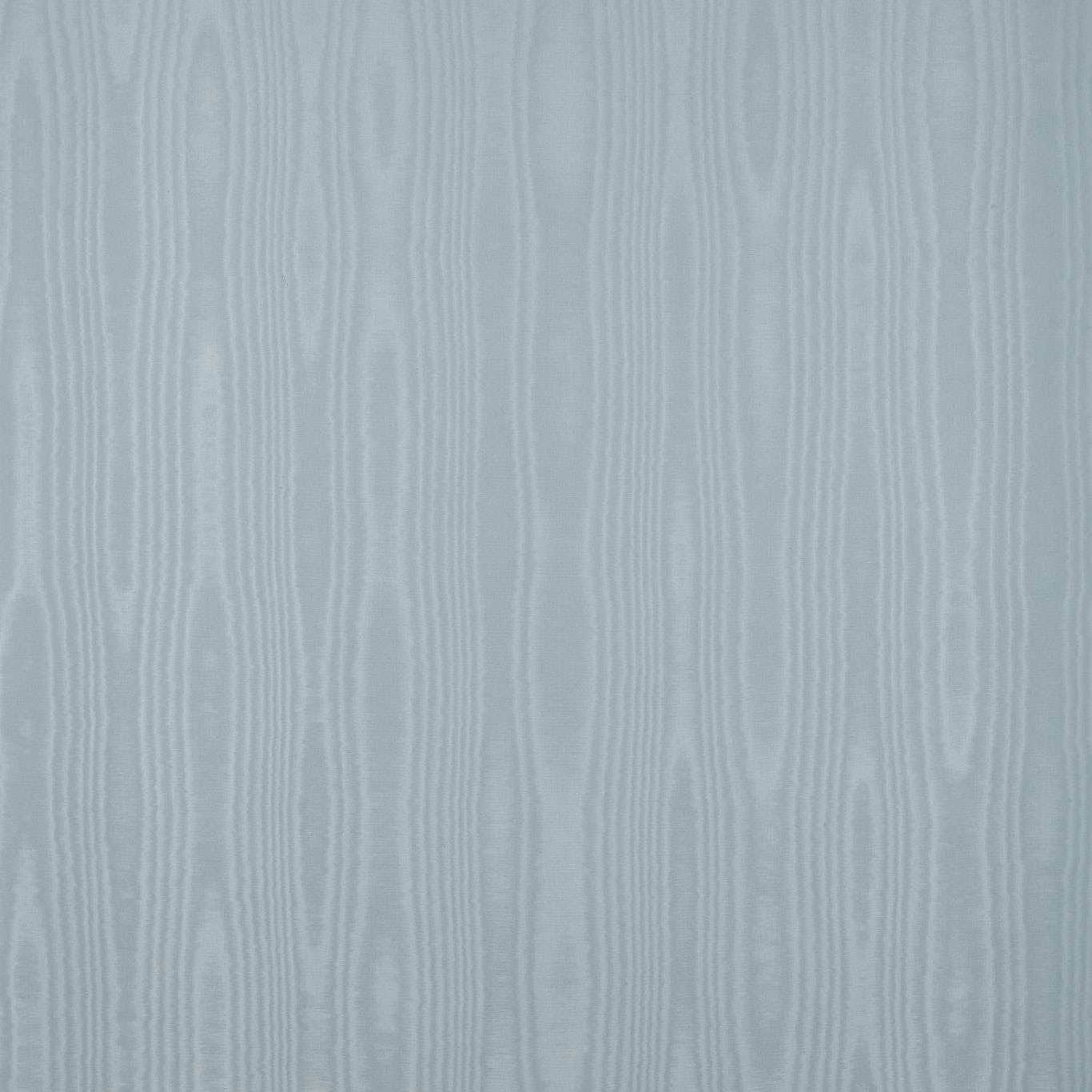 Pale blue-grey wallpaper with softly rippled vertical moiré lines