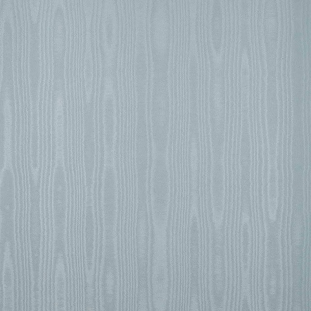Pale blue-grey wallpaper with softly rippled vertical moiré lines