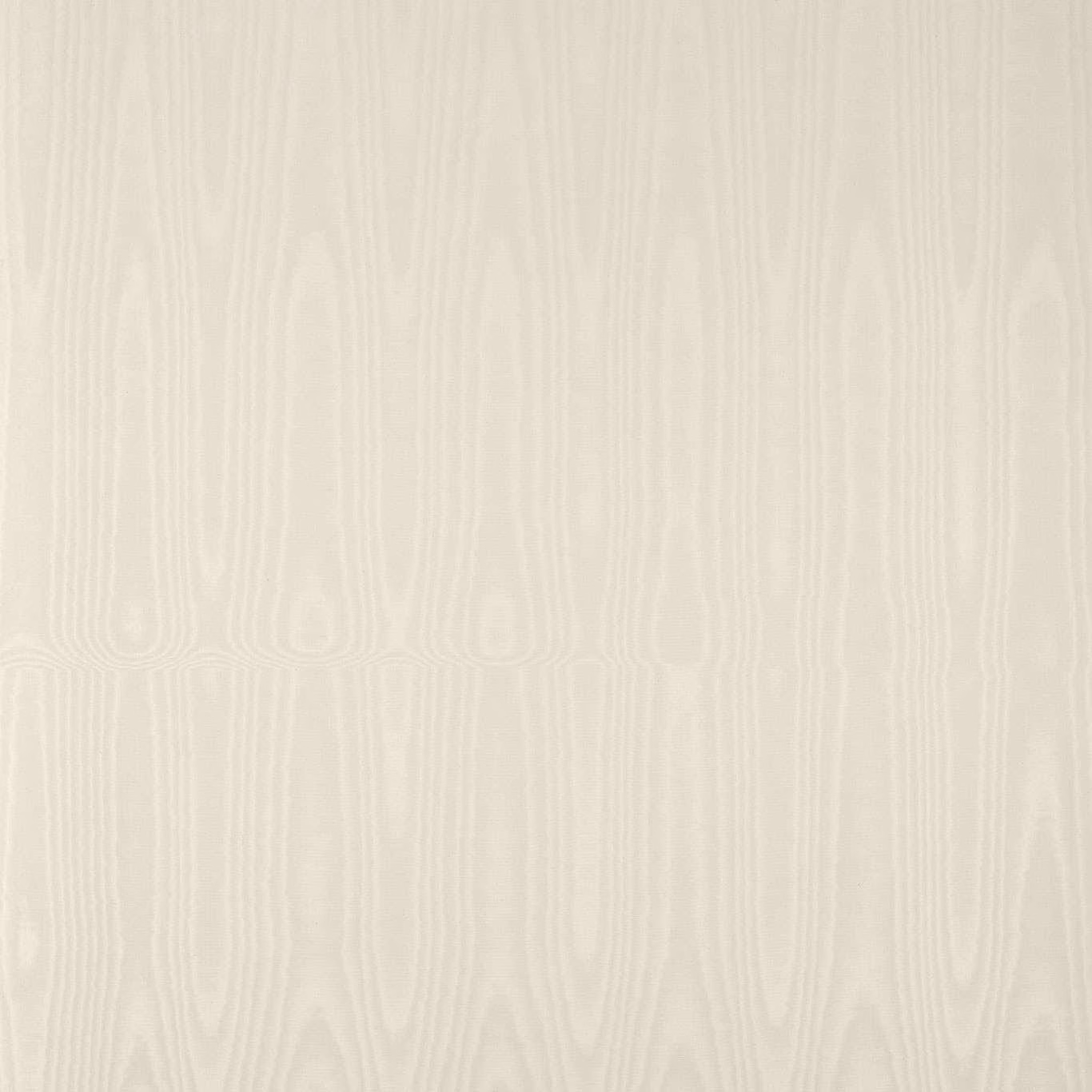 Pale silver-ivory moiré wallpaper with softly rippling vertical grain