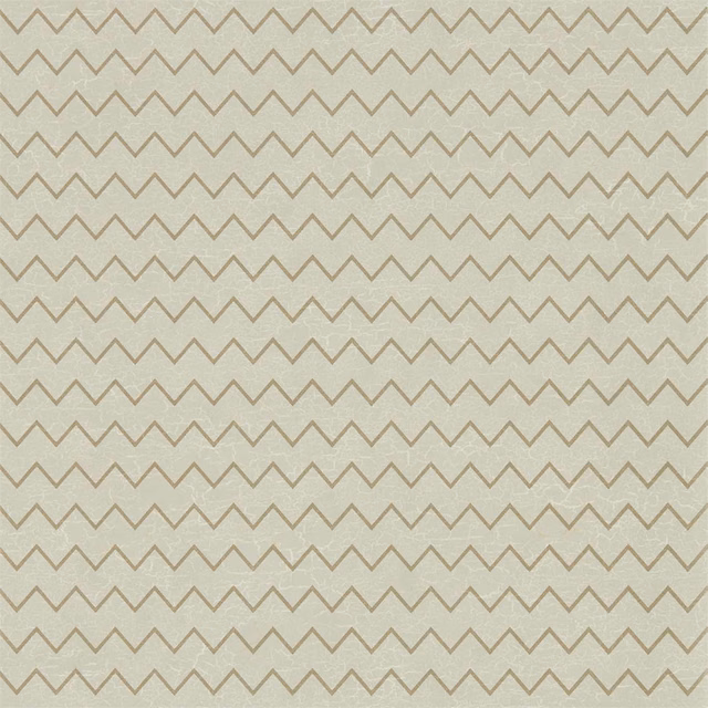 Stone beige wallpaper with fine taupe zigzag rows and a softly textured matte surface