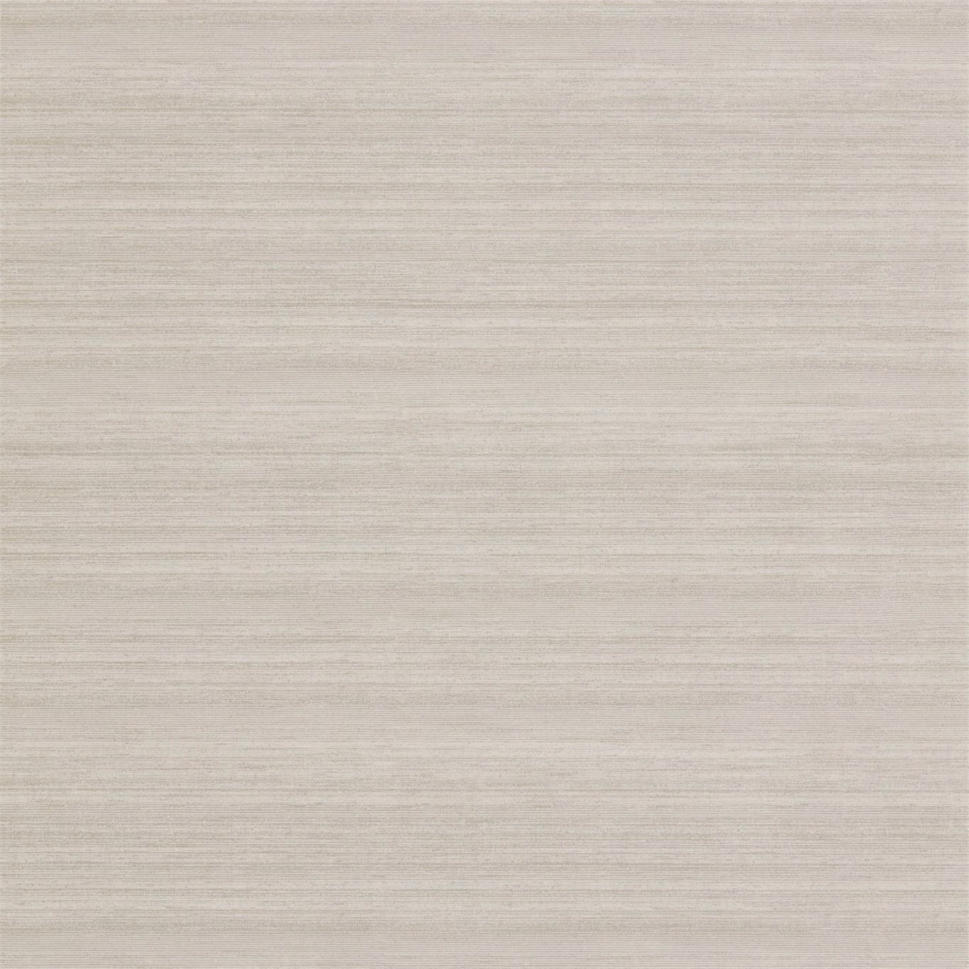Pale pearl-greige wallpaper with delicate horizontal striations and a softly brushed surface