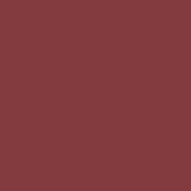 a flat tile of deep wine red paint