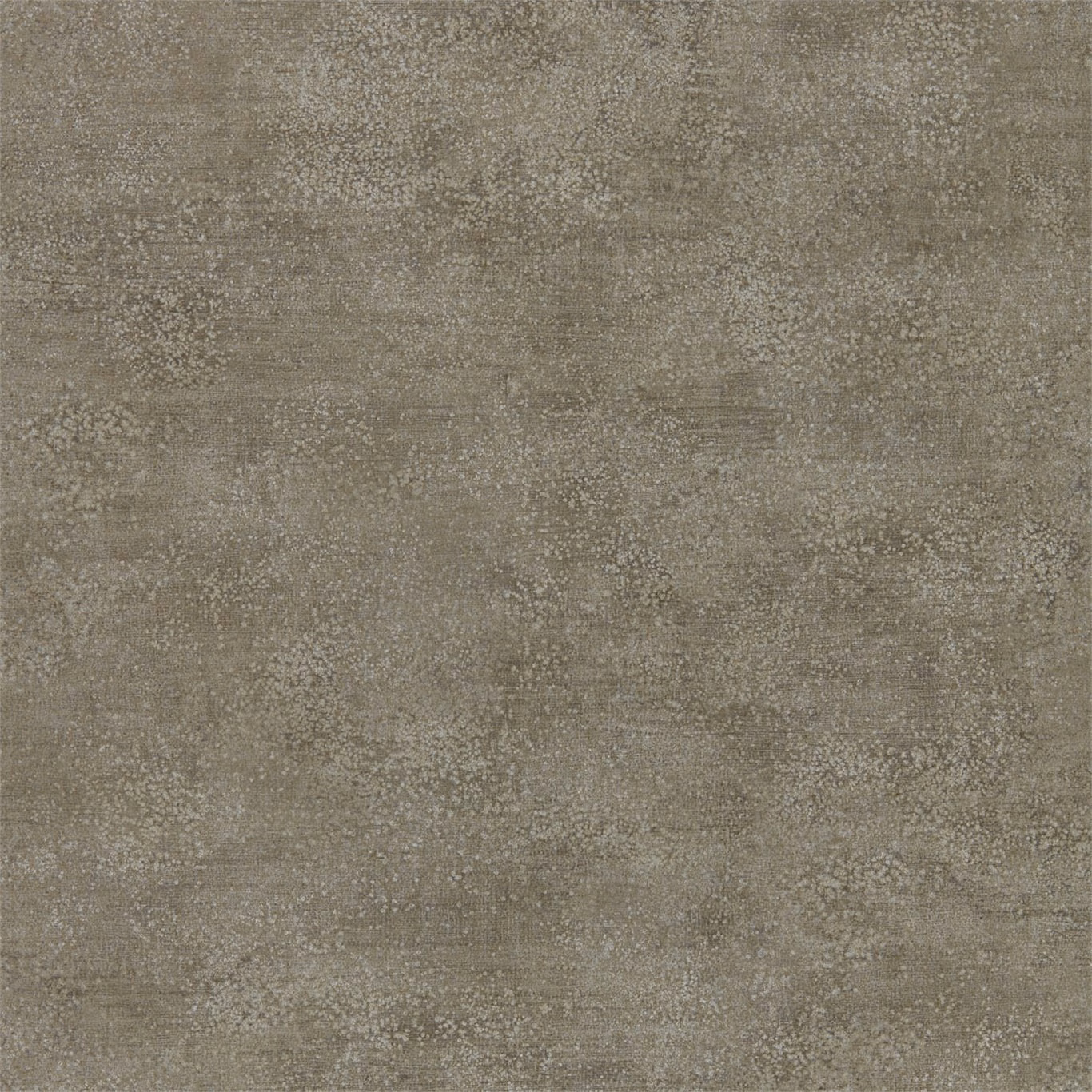 Muted taupe-grey wallpaper with mottled mineral texture and subtle horizontal tonal bands