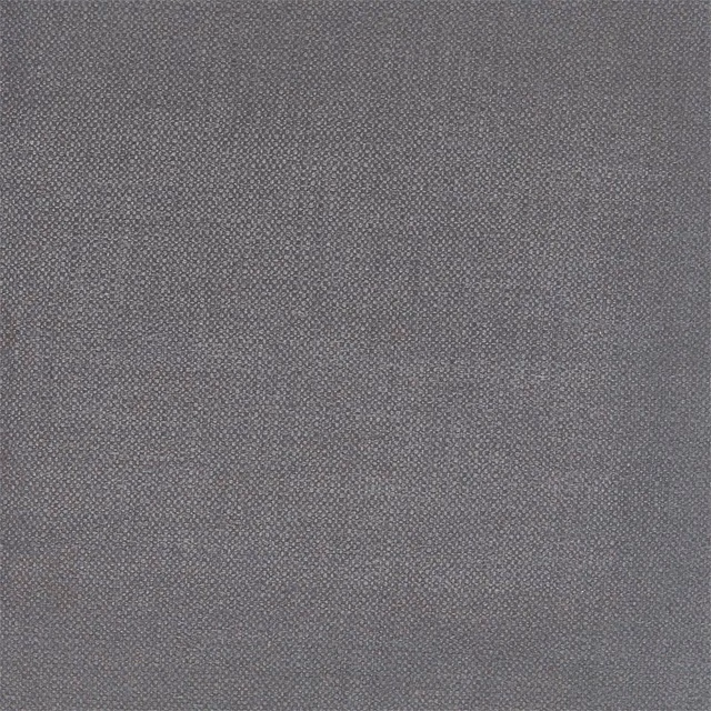 Close-up of charcoal-grey finely pebbled weave with subtle lustrous flecks