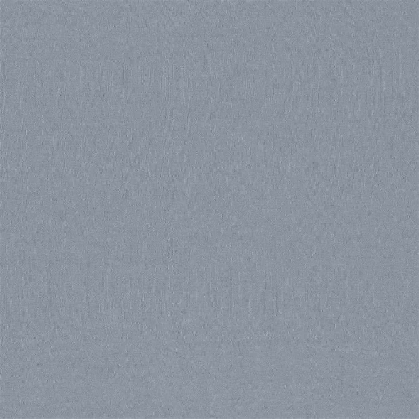 Cool quartz blue-grey plain weave with a fine, softly lustrous texture