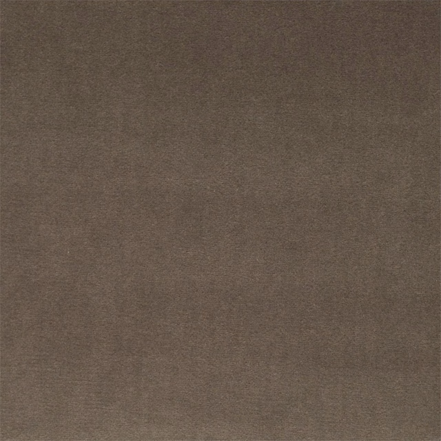 Deep mole taupe velvet with a soft directional nap and low sheen
