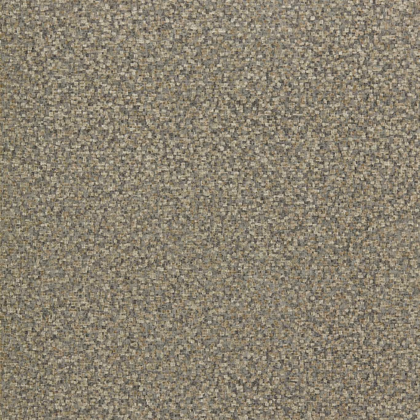 Mottled grey-taupe Mosaic wallpaper with stone, olive and charcoal flecks