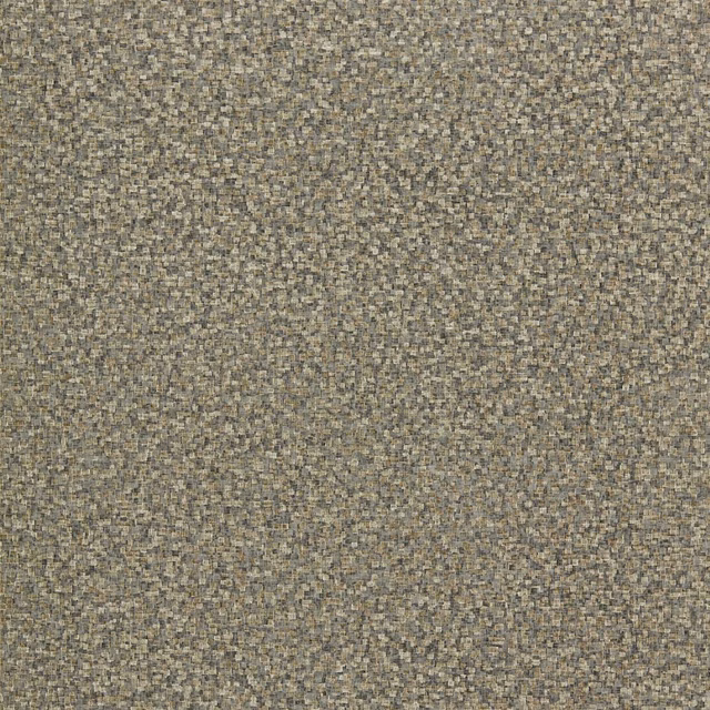 Mottled grey-taupe Mosaic wallpaper with stone, olive and charcoal flecks