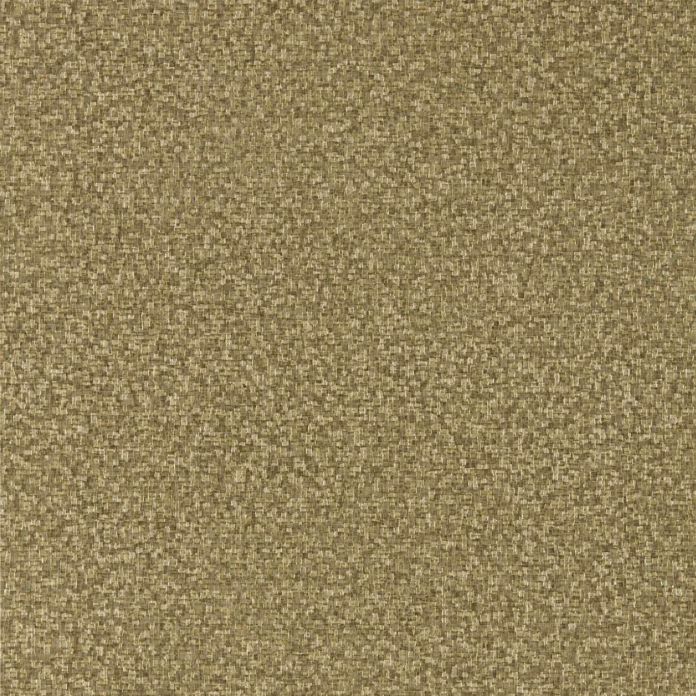 Mottled olive-taupe Zoffany wallpaper with fine pale mineral flecks and textured surface