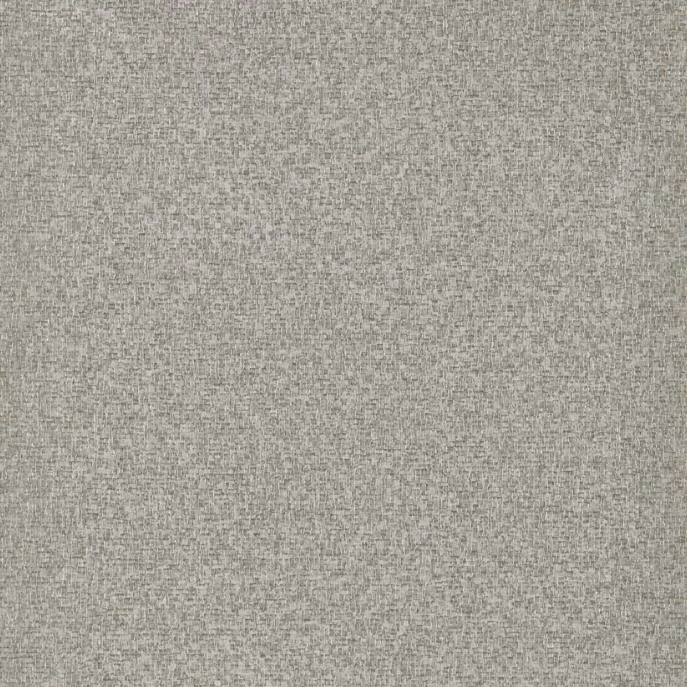 Cool zinc-grey wallpaper with a finely mottled, mosaic-like surface