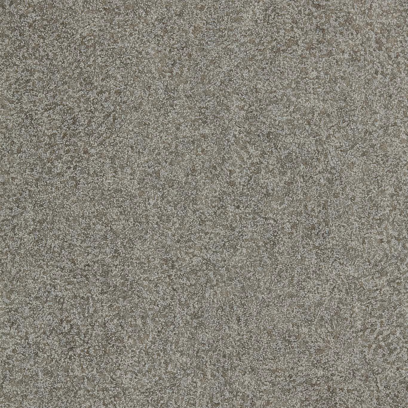 Cool zinc-grey shagreen wallcovering with mottled taupe and charcoal mineral texture