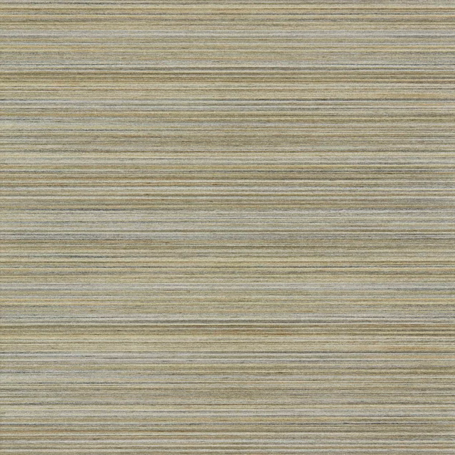 Muted antique-bronze wallpaper with fine horizontal olive-taupe and grey striations