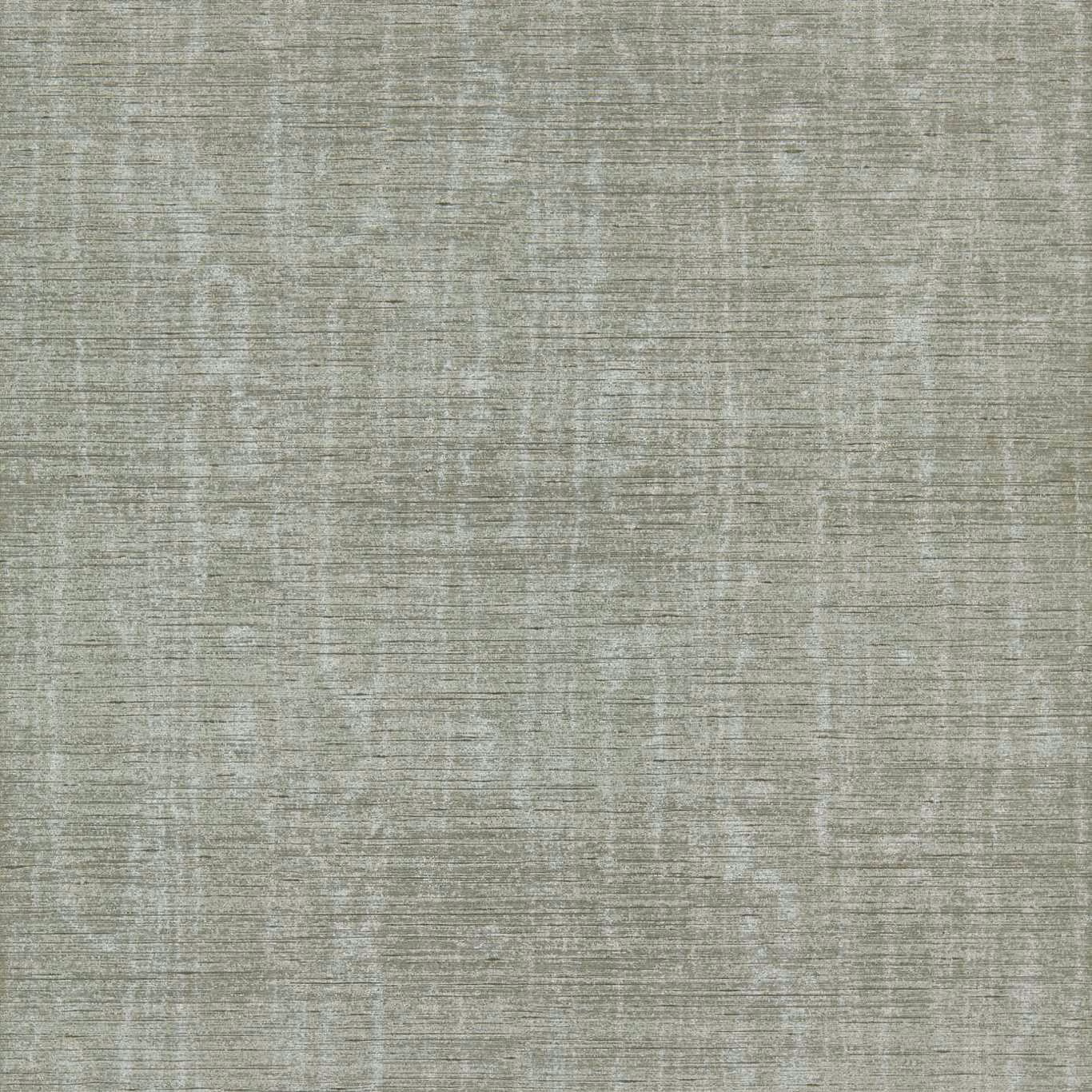 Pale sage-stone wallpaper with brushed horizontal grain and faint vertical striations