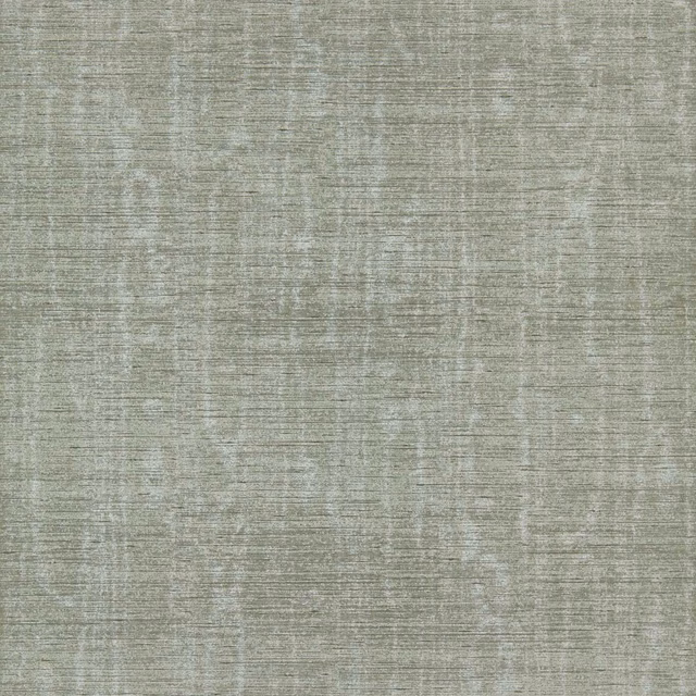 Pale sage-stone wallpaper with brushed horizontal grain and faint vertical striations