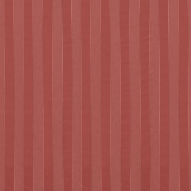 Muted Venetian red fabric with fine, subtly contrasting vertical woven stripes