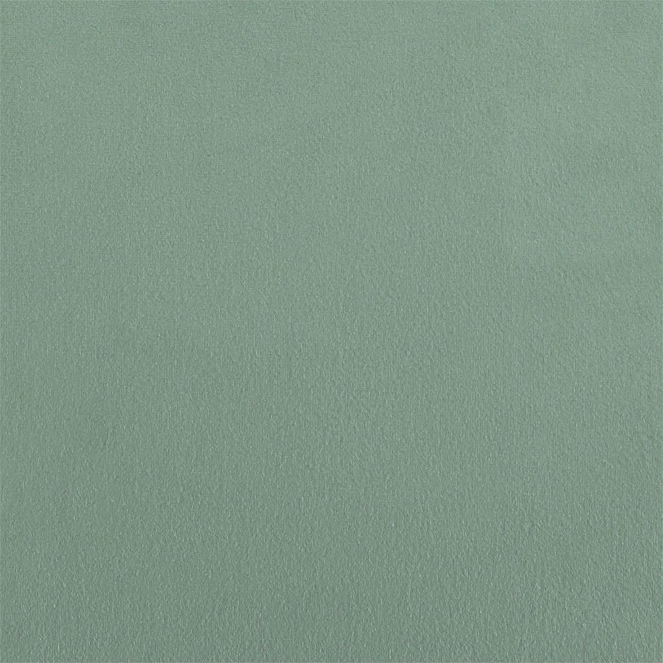 Muted sage-green plain textile with a softly pebbled, gently tonal surface