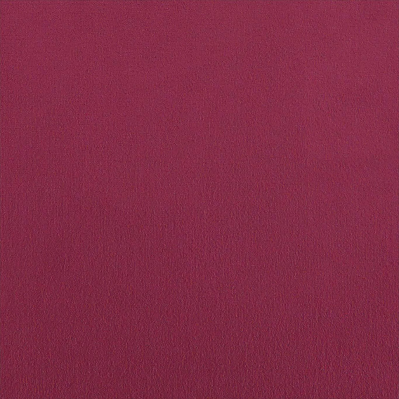 Deep raspberry-red plain fabric with a fine, softly textured surface