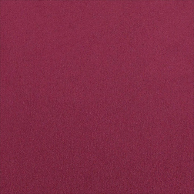 Deep raspberry-red plain fabric with a fine, softly textured surface