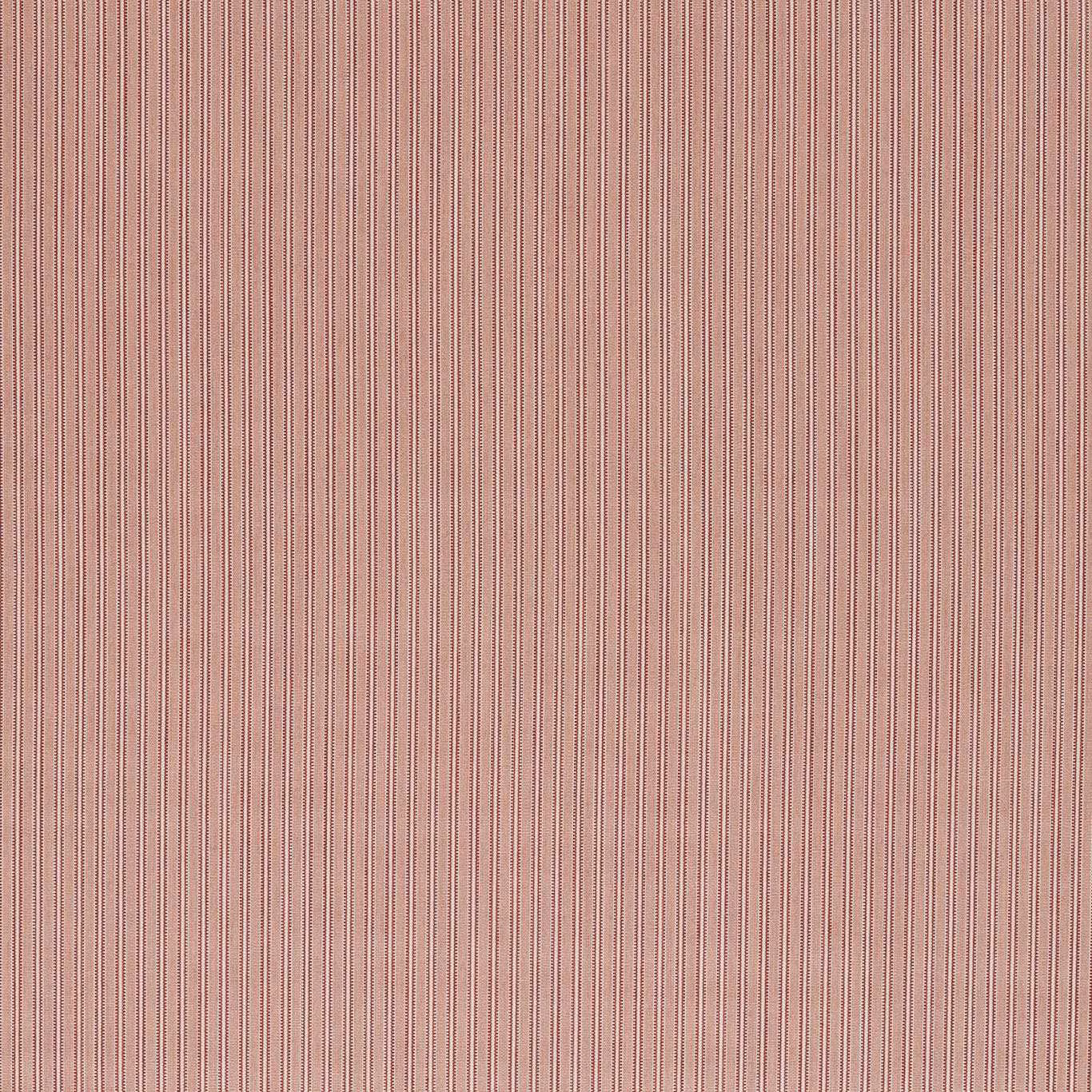 Muted Tuscan pink and pale neutral fine vertical woven stripes close-up