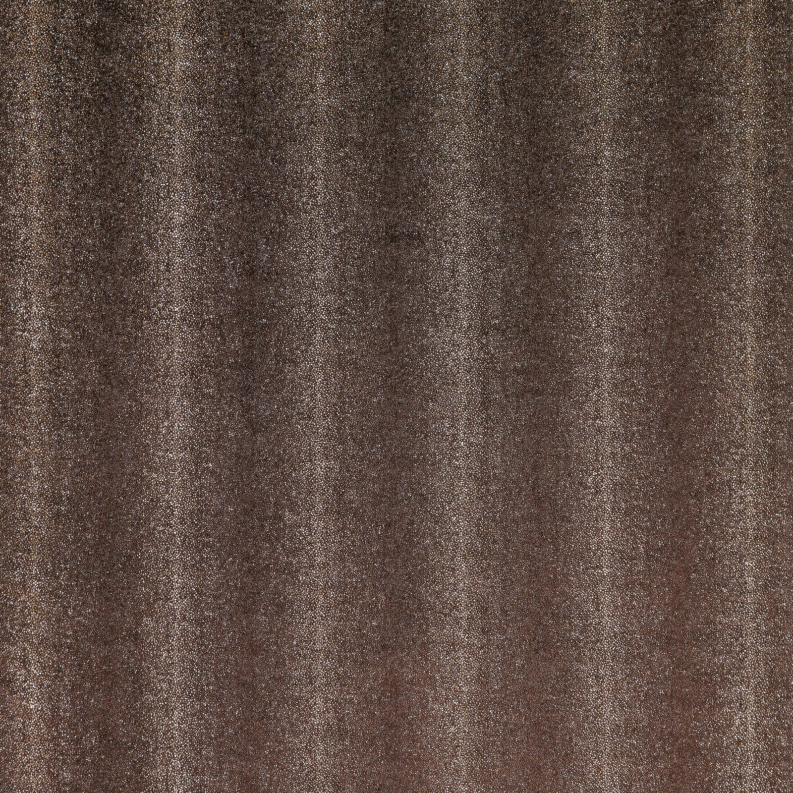 Close-up of warm mocha brown fabric with dense texture and subtle vertical striations