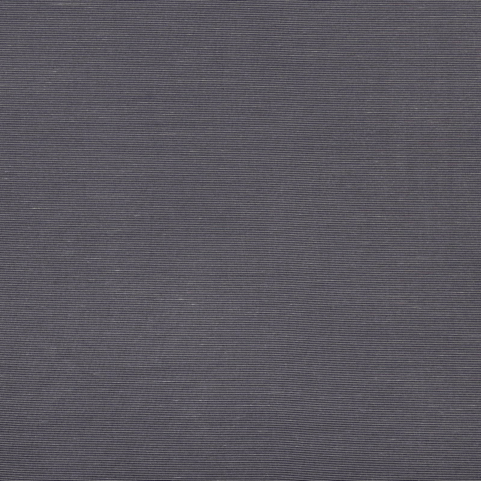 Charcoal-grey Callisto fabric showing a fine, closely spaced horizontal rib