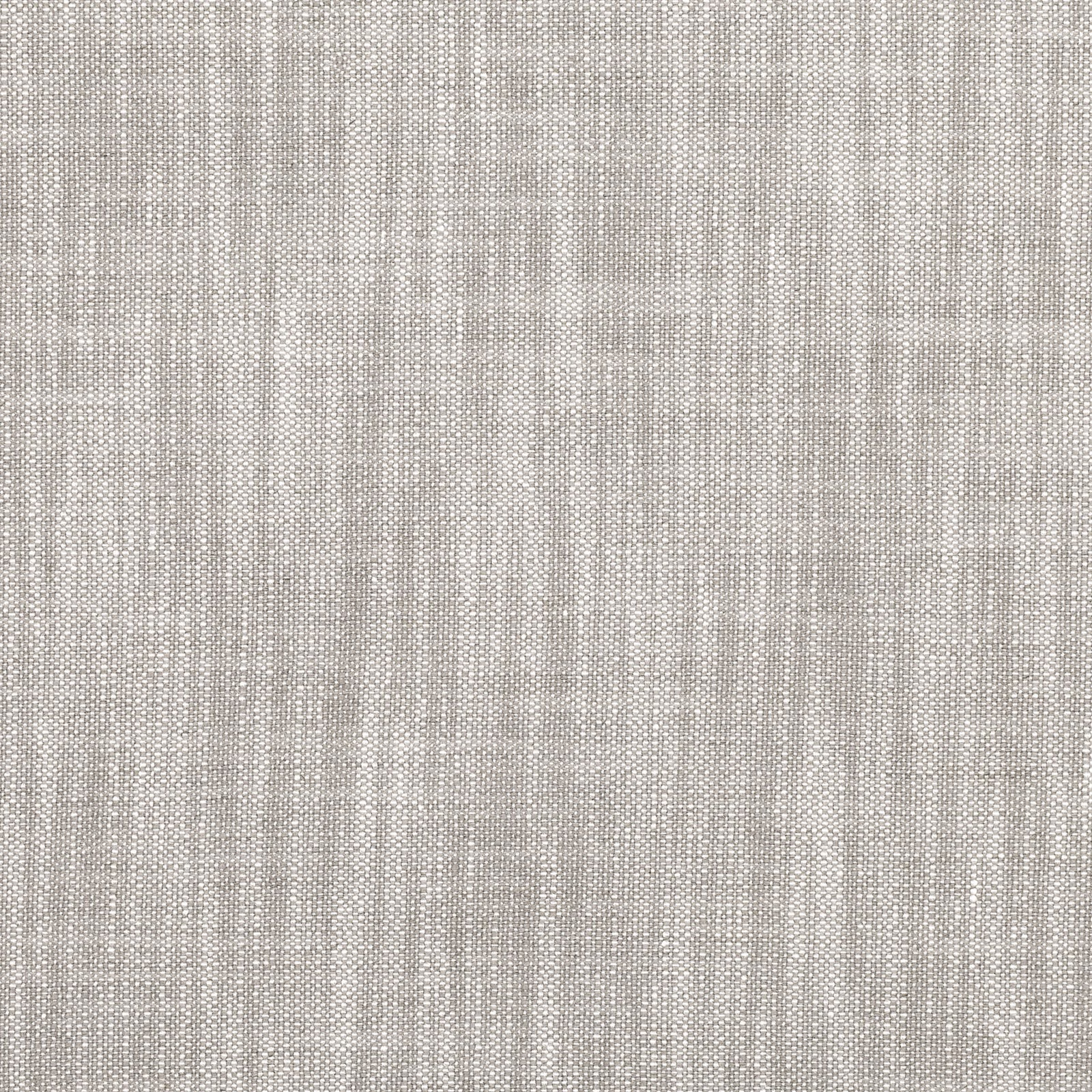 Close-up of pale warm grey woven textile with fine vertical tonal striations
