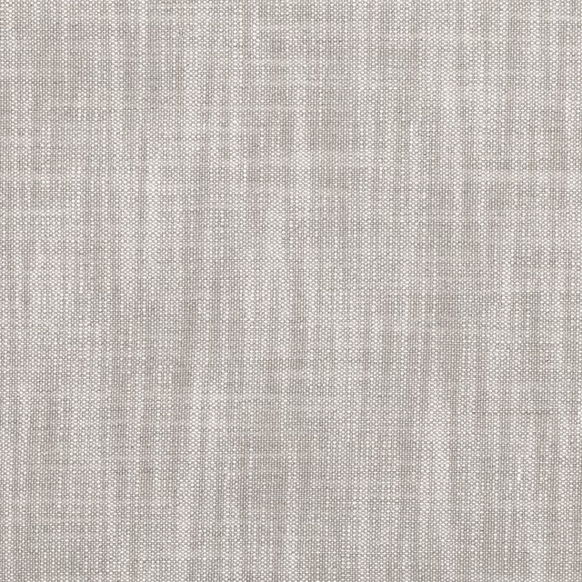 Close-up of pale warm grey woven textile with fine vertical tonal striations